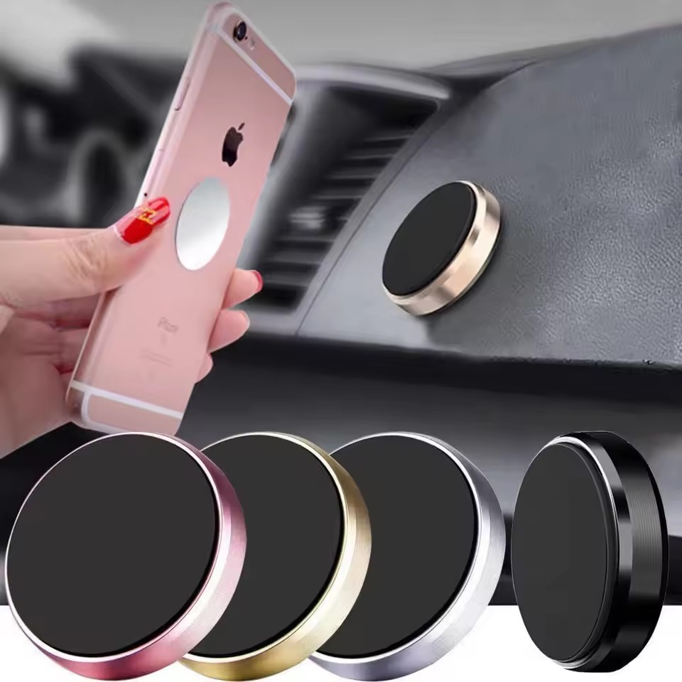 Phone Accessories Useful - マグネット式車載携帯電話ホルダー マグネットマウントブラケット 車のダッシュボードや壁に貼り付け可能 車内での携帯電話サポート iPhone、Samsung、Xiaomi対応