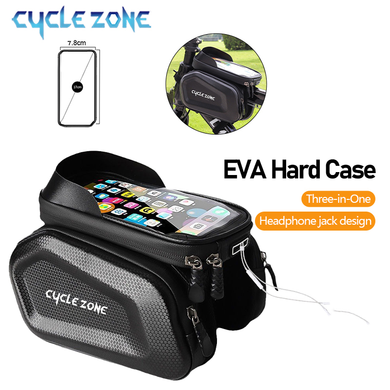 Phone Zone Accessories & Repair Photos - タッチスクリーン電話ケースホルダー、トップフレーム、チューブバッグ、大容量、MTB、ロードバイク、サイクリングアクセサリー