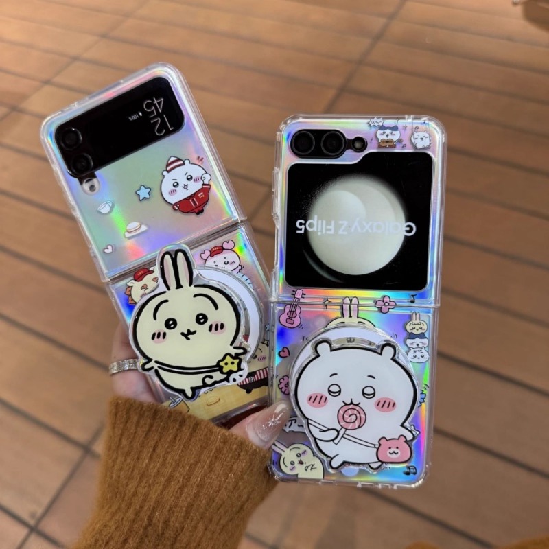 Phone Zone Accessories & Repair Photos - ホットチーカワうさぎ マグネット式スマホケース レーザーカード付き Samsung Galaxy Z
