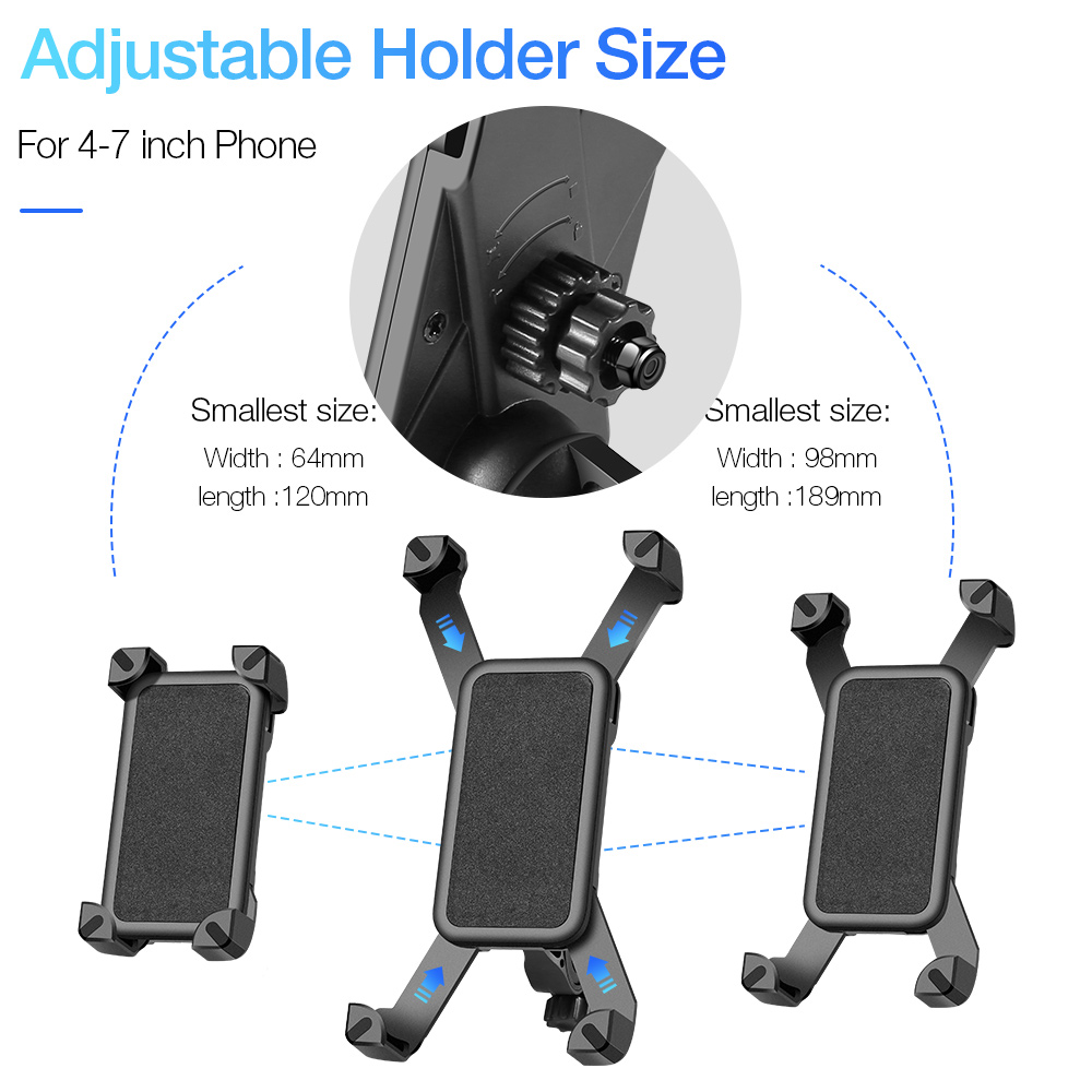 360 °   調整可能な自転車電話マウントユニバーサル自転 - Phone Zone Accessories & Repair Photos のレビューと価格