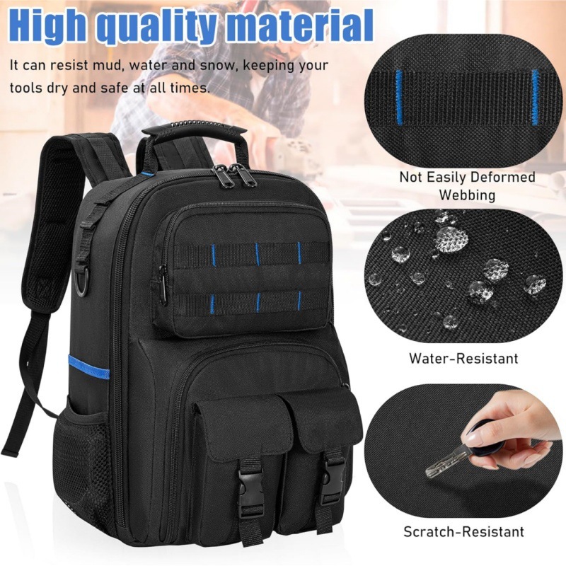 耐摩耗性オックスフォード生地ツール収納バックパック、ハードウ - Phone Zone Accessories & Repair Photos のレビューと価格
