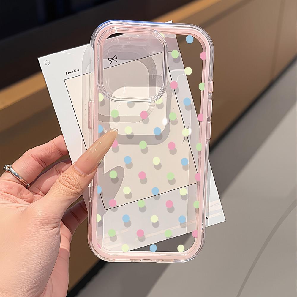 2in1 Ins レッドドットクリアケース iPhone 1 - Apple Iphone 15 のレビューと価格