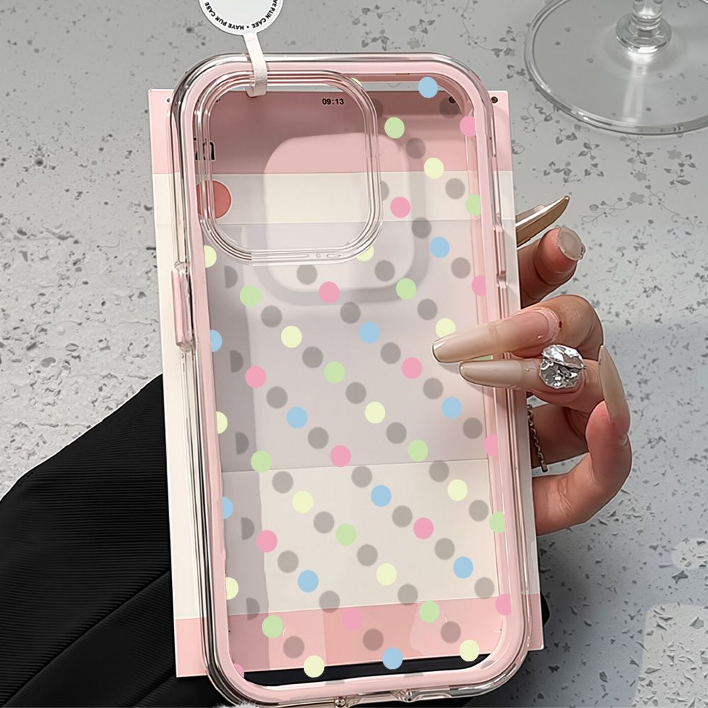 2in1 Ins レッドドットクリアケース iPhone 1 - Apple Iphone 15 のレビューと価格
