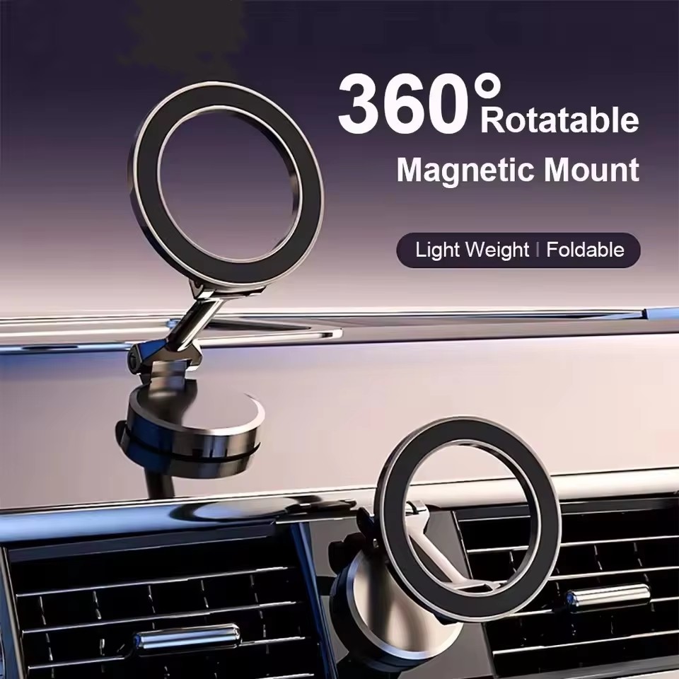 マグセーフ360対応折りたたみ式マグネット式車載携帯電話ホル - Phone Accessories Useful のレビューと価格