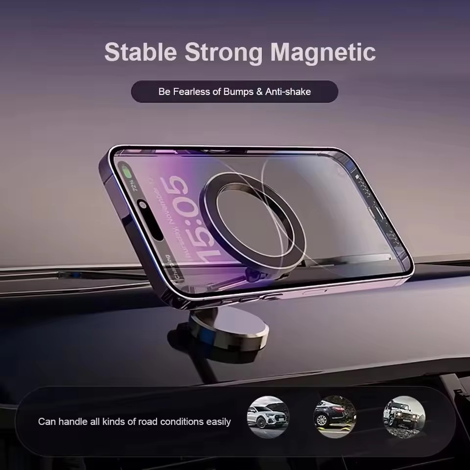 マグセーフ360対応折りたたみ式マグネット式車載携帯電話ホル - Phone Accessories Useful のレビューと価格