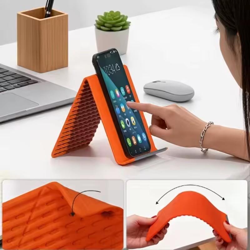 怠惰な人でも使える、持ち運び可能なスマートフォンスタンド。シ - Phone Accessories Useful のレビューと価格
