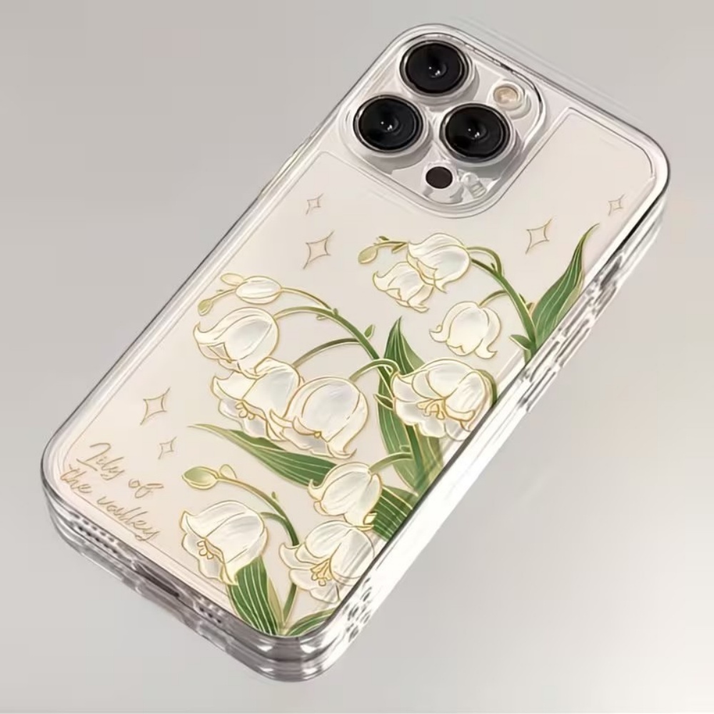 ヴィンテージ スズラン柄 iPhoneケース iPhone  - Apple Iphone 15 のレビューと価格