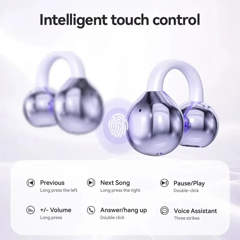 最新のワイヤレスイヤホン イヤークリップ式ヘッドセット EN - Phone Accessories Amazon のレビューと価格